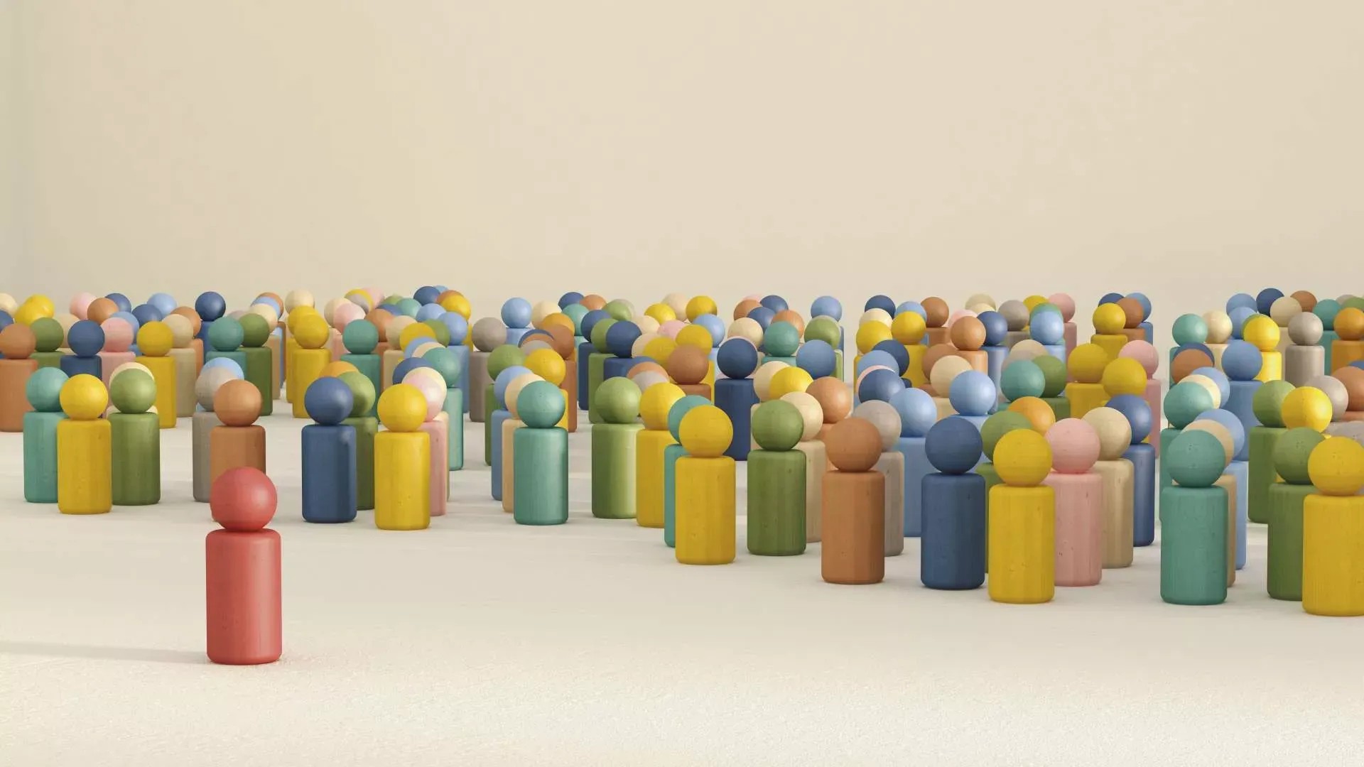 Bunte Figuren. Bild: IMAGO / Westend61 Bunte Figuren. Bild: IMAGO / Westend61