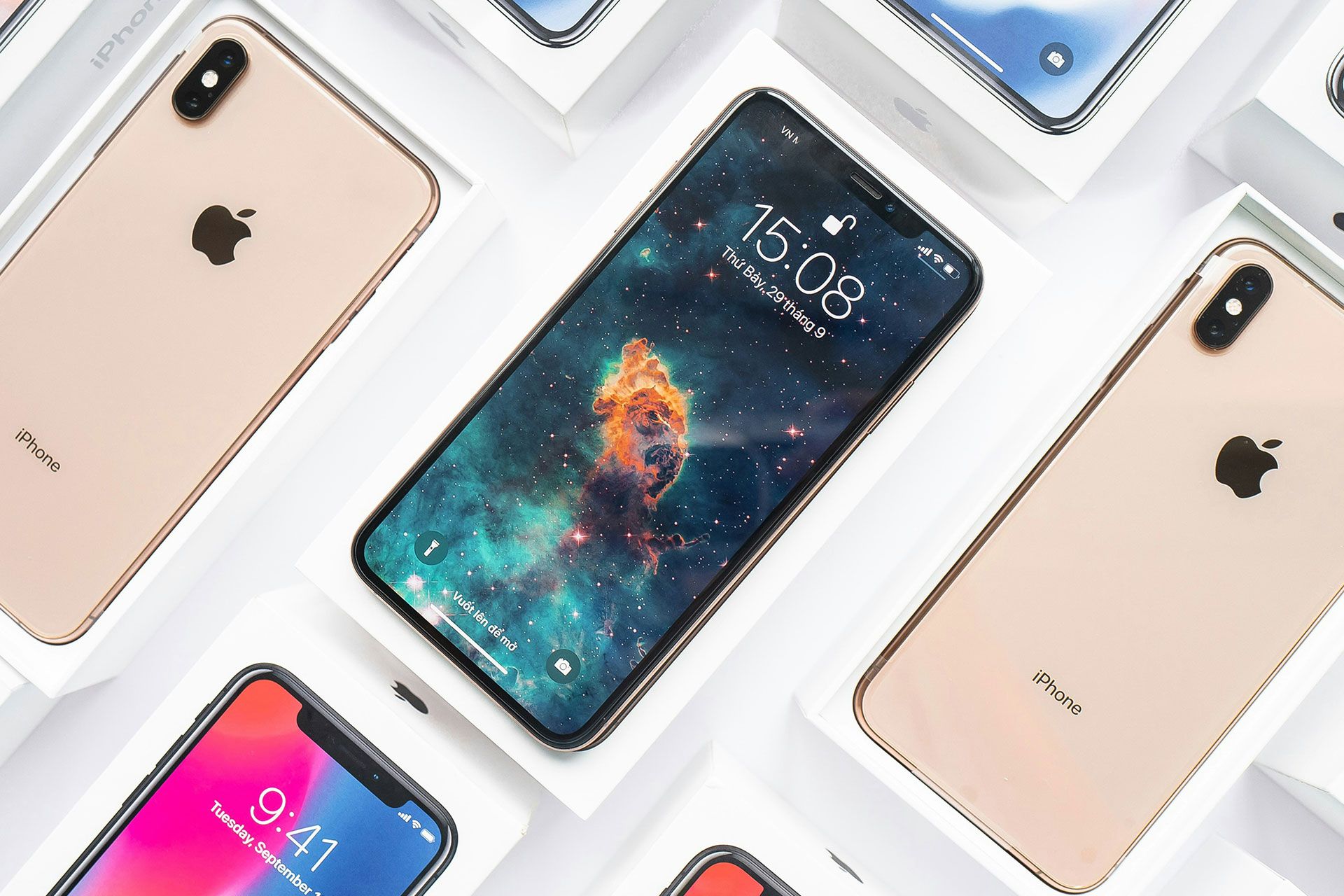 Unterschiedliche iPhone-Modelle. Unterschiedliche iPhone-Modelle.